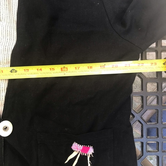 K.D. Spring Women's Reversible Jacket Blazer Tank Shell Linen Blend Sz Medium M - Picture 9 of 15